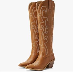 NEW Knee high western stitch boot - women’s size 10